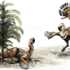 Illustration for article titled Dinosaurs probably shook their tail feathers and struck a pose to attract mates